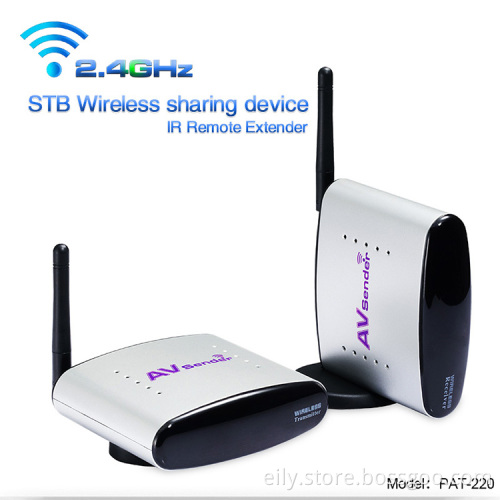 2.4G 150m Long Range Wireless Video Transmitter Satellite Receiver with IR Remote Control